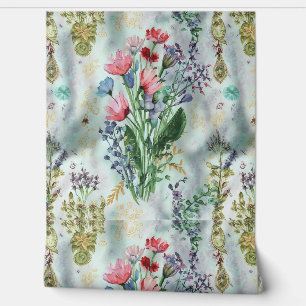 Papier peint Boho Watercolor - Dreamy Pastel Wall