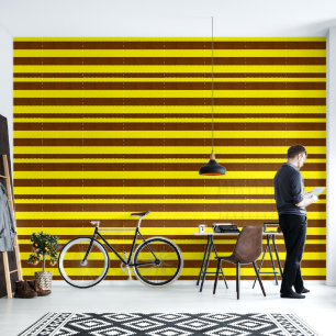 Papier Peint Bois jaune et marron