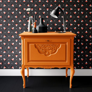 Papier Peint Bonbon Corn Halloween noir