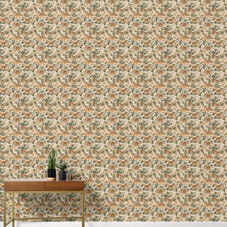 Papier Peint Botanique Luxueux Tigre Tropical