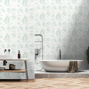 Papier peint botanique Olive Branch – Feuille natu