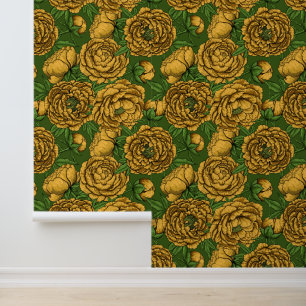 Papier Peint Bouquet de galets jaunes