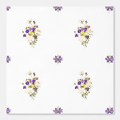 Papier peint Bouquet violet (Recto)