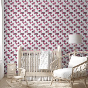 Papier Peint Bow rose délice
