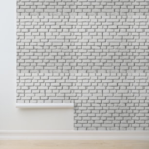 Papier Peint Briques blanches Motif rustique  Cool classique