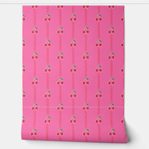 Papier Peint Brochures de cerisier rose chaud - Cuisine