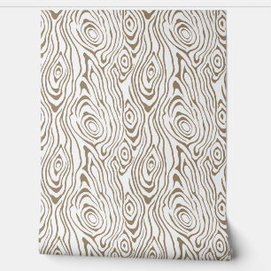 Papier Peint Brown et blanc