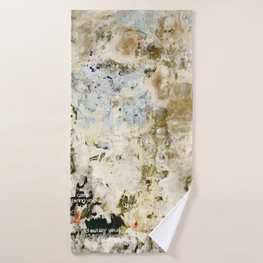 Papier peint Brown et rouge (Serviette de bain)