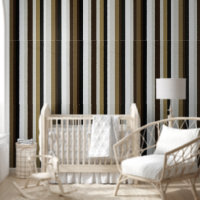 Papier peint Brown Noir Beige & Blancs