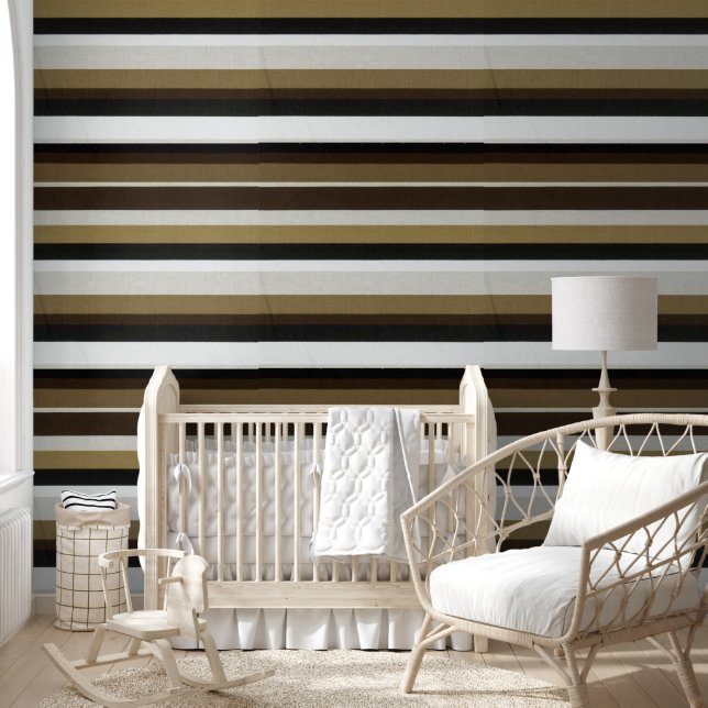 Papier peint Brown Noir Beige & Blancs (Enfants)