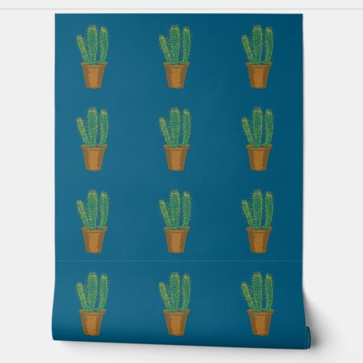 Papier peint Cactus (Déroulement)