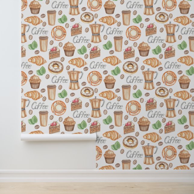 Papier Peint Café et thé à la main (Application)
