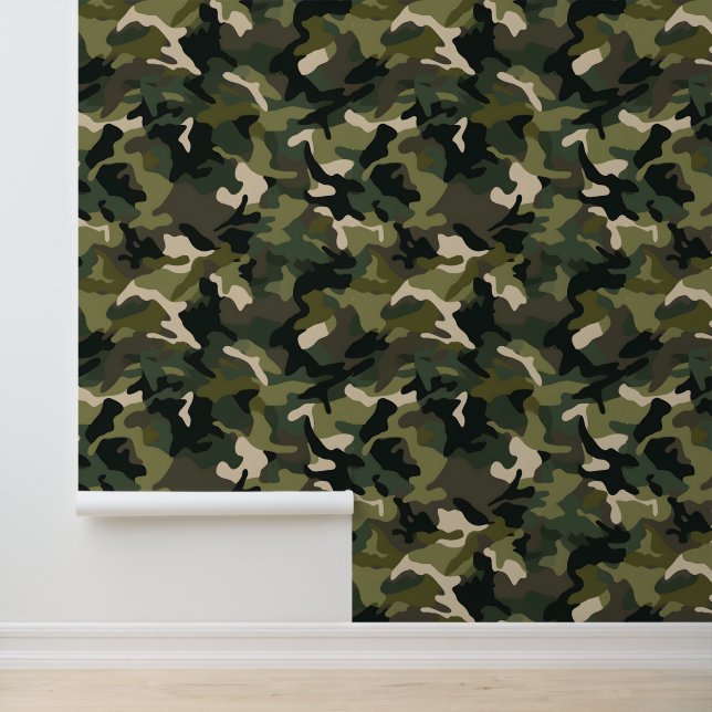 Papier Peint Camouflage classique (Application)