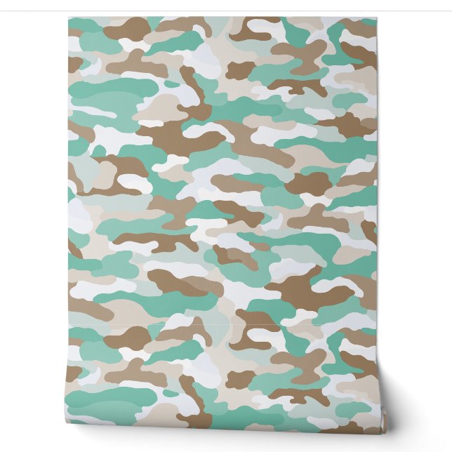 Papier Peint Camouflage côtier (Déroulement)
