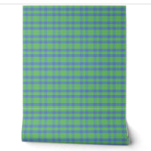 Papier Peint - Carreaux Bleus et Verts (Déroulement)