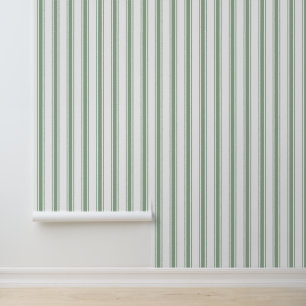 Papier Peint Carreaux/Pois/Rayures Verts