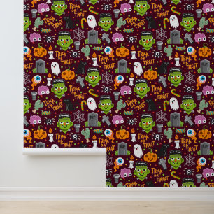 Papier Peint Carrelage cool de mélange Halloween