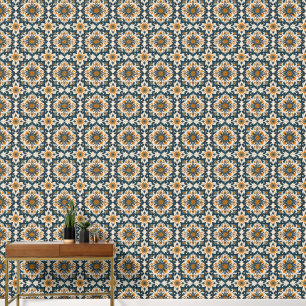 Papier Peint Carrelage de motif du patrimoine cool