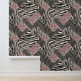Papier Peint carrelé à thème africain