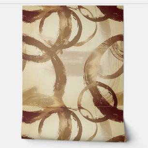 Papier Peint Cercles d'or Formes circulaires