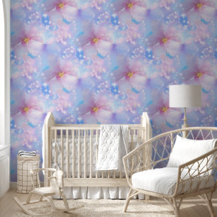 Papier Peint Cerise en fleurs - Sakura sans couture motif 5