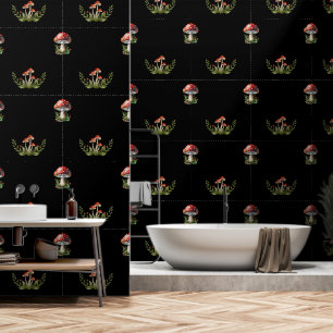 Papier Peint Champignons Imaginaires