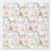 Papier peint Champs papillon (Recto)