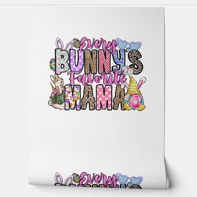 Papier Peint Chaque maman préférée Bunnys (Déroulement)