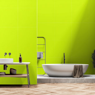 Papier Peint Chartreuse Couleur jaune uni