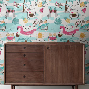 Papier Peint Chatons de chambre pour enfants d'été