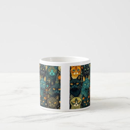 Papier peint Chats Espresso Mug (Devant)