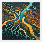 Papier Peint Chemins du pays des rêves (Recto)