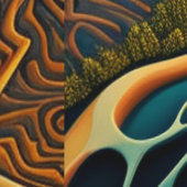 Papier Peint Chemins du pays des rêves (Couture)