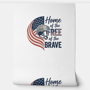 Papier Peint Chemise de casque Brave libre patriotique_1