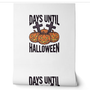 Papier Peint Chemise de compte à rebours d'Halloween Dessin de 