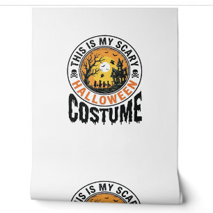 Papier Peint Chemise de costume d'Halloween effrayant avec grav