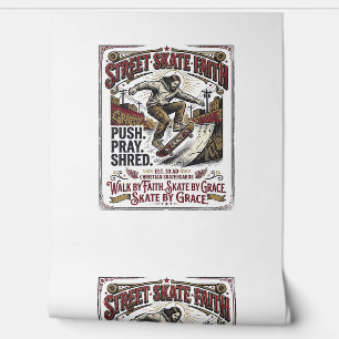 Papier Peint Chemise de skate longboard Jésus chrétien
