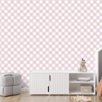 Chèque rose simple en vichy plis