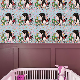 Papier Peint Cherry Blossom Fairy Dragon Amitié