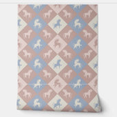 Papier Peint Chevaux et carreaux (Déroulement)