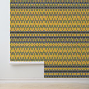 Papier Peint Chevron gris jaune