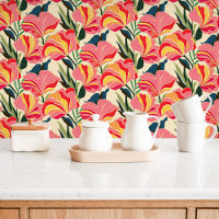 Chintz Floral Moderne Lumineux 