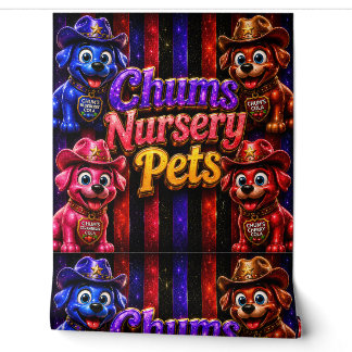 Papier Peint chums nursery pets wallpaper/chums nursery