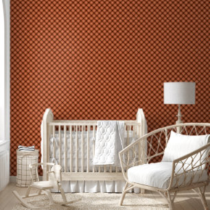 Papier Peint Chute Orange Plaid Buffalo En vichy Grille Motifs