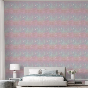 Papier Peint Ciel Étoilé Rose Bleu Plafond