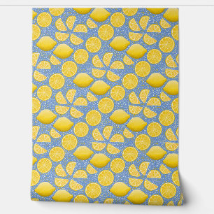 Papier peint citron