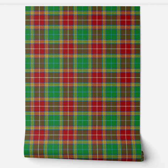 Papier Peint Clan Baxter Tartan (Déroulement)