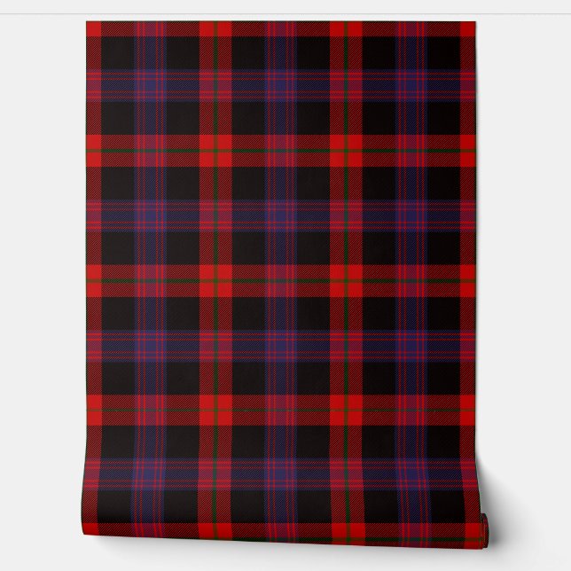 Papier Peint Clan écossais Brown Tartan Plaid (Déroulement)