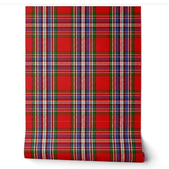 Papier Peint Clan écossais Plaid de MacFarlane Tartan (Déroulement)