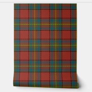 Papier Peint Clan écossais Plaid Oliver Red Tartan